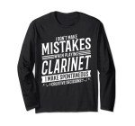 Clarinet Player Long Sleeve Music T-Shirt