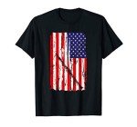 American Flag Clarinet T-Shirt for Music Lovers