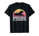 Dogs and Clarinets Fun T-Shirt for All