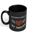 Contrabass Clarinet Is My Therapy Mug