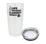 Music Travel Mug: Life Without Clarinet Is Flat