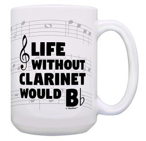 Clarinet Life Would Be Flat Coffee Mug