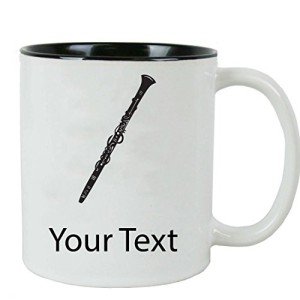 Custom Clarinet 11 oz White Ceramic Mug