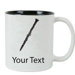 Custom Clarinet 11 oz White Ceramic Mug