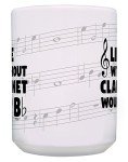 Clarinet Life Would Be Flat Coffee Mug