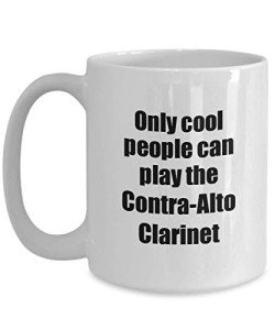 Funny Contra-alto Clarinet Player Mug - 15 oz