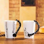 Musical Notes Clarinet Coffee Mug with Unique Handle