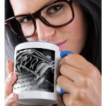 Two-Tone Blue Clarinet Mug - 11 oz