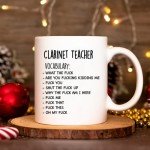 Funny Clarinet Teacher Mug – Perfect Appreciation Gift