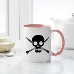 Clarinet Skull Design Ceramic Coffee Mug - 11 oz