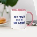 Bass Clarinet Coffee Mug - 11 oz Ceramic