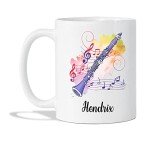 Personalized Clarinet Player Coffee Mug - 11oz/15oz