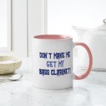 Bass Clarinet Coffee Mug - 11 oz Ceramic