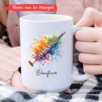 Personalized Clarinet Travel Mug for Musicians