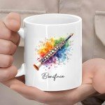 Personalized Clarinet Travel Mug for Musicians