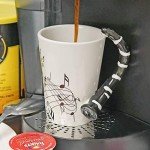 Clarinet Guitar Coffee Mug - White Ceramic