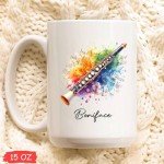 Personalized Clarinet Travel Mug for Musicians