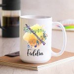 Custom Clarinet Coffee Mug for Musicians