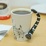 Clarinet Guitar Coffee Mug - White Ceramic