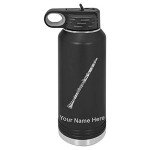 Personalized Black Clarinet Water Bottle - 40oz