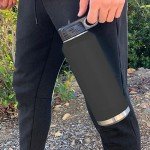 Personalized Black Clarinet Water Bottle - 40oz