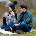 Personalized Black Clarinet Water Bottle - 40oz