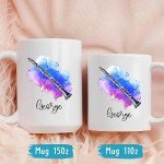 Personalized Clarinet Player Coffee Mug Gift