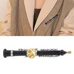 Mini Clarinet Lapel Pin Brooch for Music Lovers