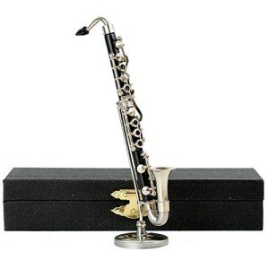 Miniature Bass Clarinet with Stand and Case