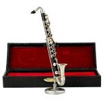 Miniature Bass Clarinet with Stand and Case