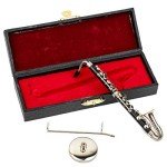 Miniature Bass Clarinet with Stand and Case