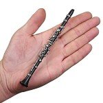 Miniature Clarinet with Stand and Case Ornament