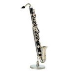 Miniature Bass Clarinet with Stand and Case