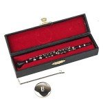 Miniature Clarinet with Stand and Case Ornament