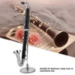 Miniature Black Ebonite Clarinet Ornament for Beginners