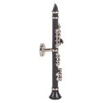 Mini Classic Black Clarinet Tabletop Decor Piece