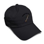 Personalized Clarinet Embroidery Dad Hat - Black