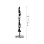 Odoria Miniature Clarinet for Dollhouses and Playsets
