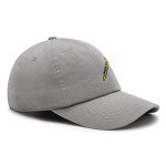 Light Gray Embroidered Music Dad Hat for Clarinet