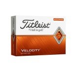Titleist Velocity Matte Orange Golf Balls - 12 Pack