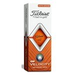 Titleist Velocity Matte Orange Golf Balls - 12 Pack