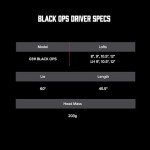 PXG 0311 Black Ops Driver, 10.5° Regular Flex