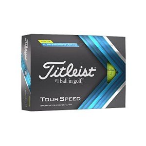 Titleist Tour Speed Gold Golf Balls (12 Pack)