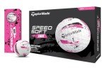 TaylorMade SPEEDSOFT Pink Golf Balls - 12 Pack