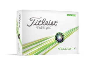 Titleist Velocity Matte Green Golf Balls - 12 Pack