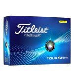 Titleist Tour Soft Yellow Golf Balls - 12 Count