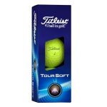 Titleist Tour Soft Yellow Golf Balls - 12 Count