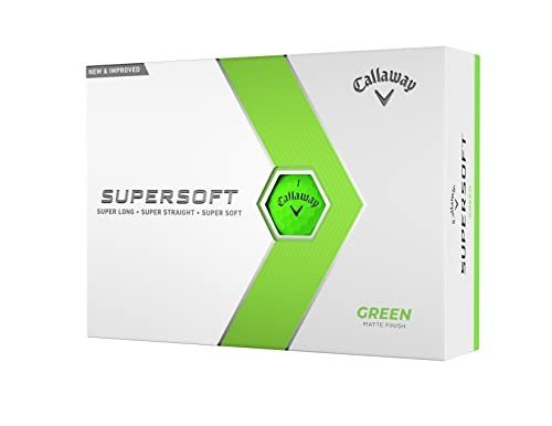 Callaway Supersoft Green Golf Balls (2023)