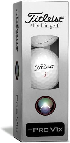Titleist Pro V1X Left Dash Golf Balls - 3 Pack