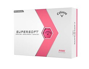 Callaway Supersoft Pink Golf Balls (2023)